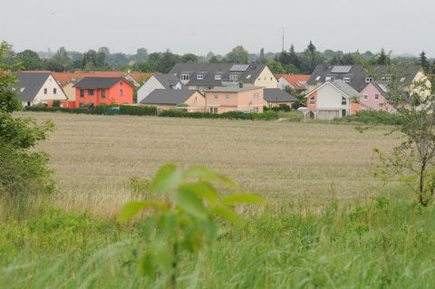 Es könnte ja das eigene werden: Beim Hausbau auf dem Dautzsch gab jeder alles.