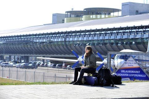 Am Flughafen Leipzig/Halle werden Seminare zur Bekämpfung von Flugangst angeboten. (FOTO: STEDTLER/ARCHIV)