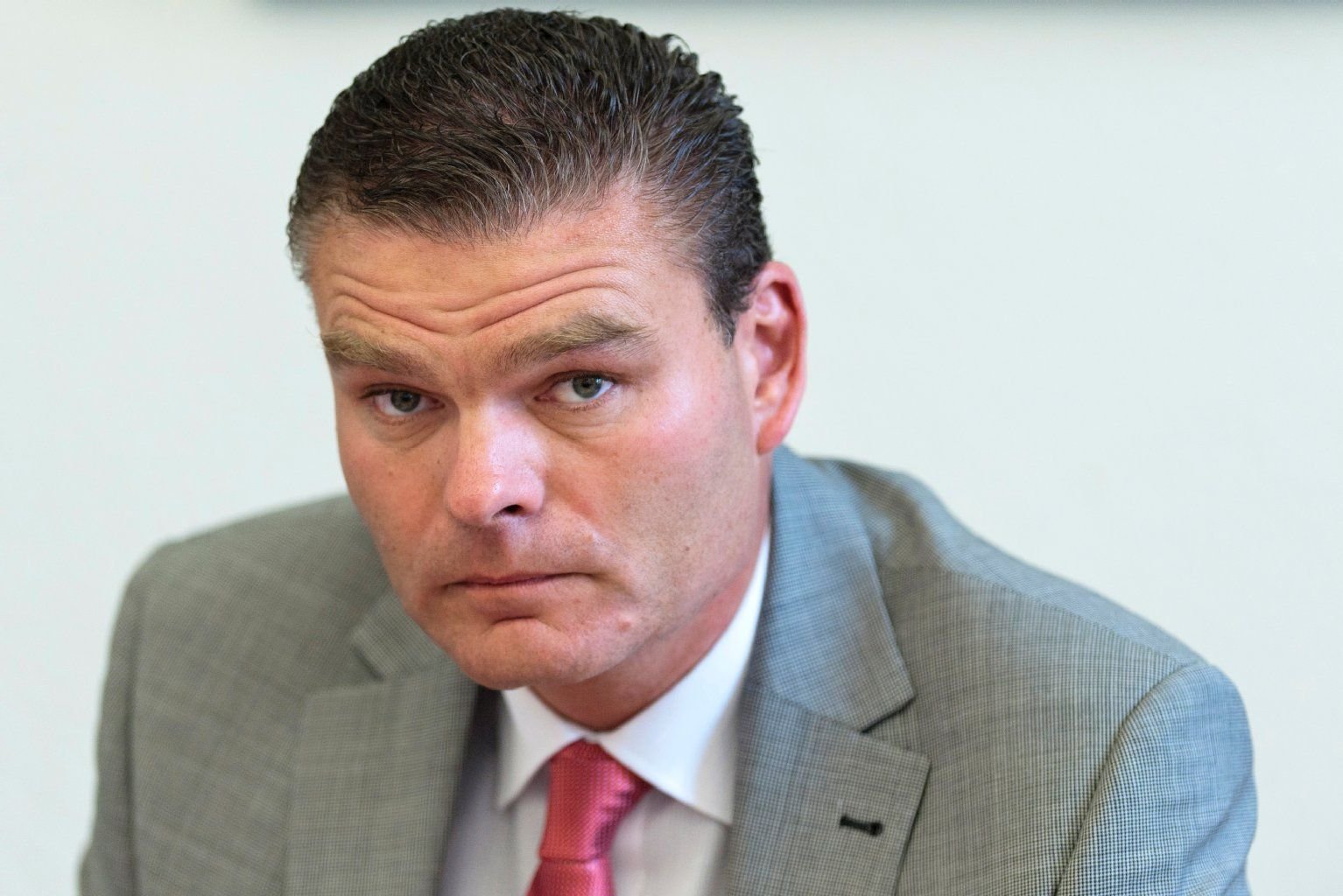 Seit 2011 Innenminister in Sachsen-Anhalt, Holger Stahlknecht (CDU).