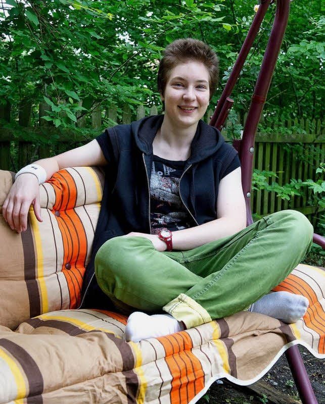 Schülerin Tanja fliegt im Herbst wieder nach China, um an einem Wettbewerb teilzunehmen.