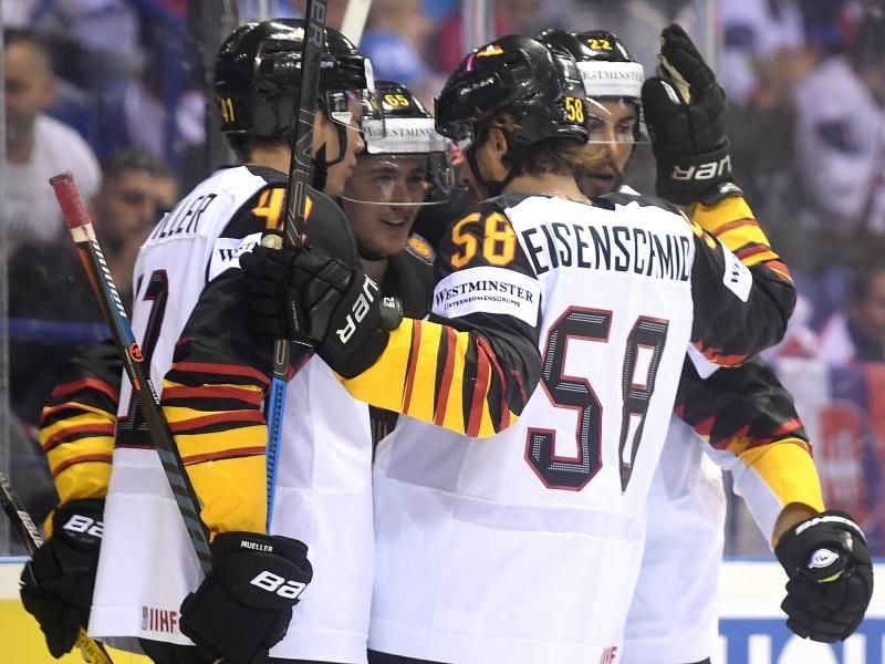 Die deutsche Eishockey-Nationalmannschaft besiegte Finnland mit 4:2. Foto: Monika Skolimowska