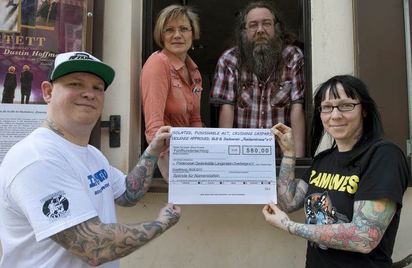 Jens Bothge-Keune, Hanka Rosenkranz, Stefan Helmholz und Jenny Keune