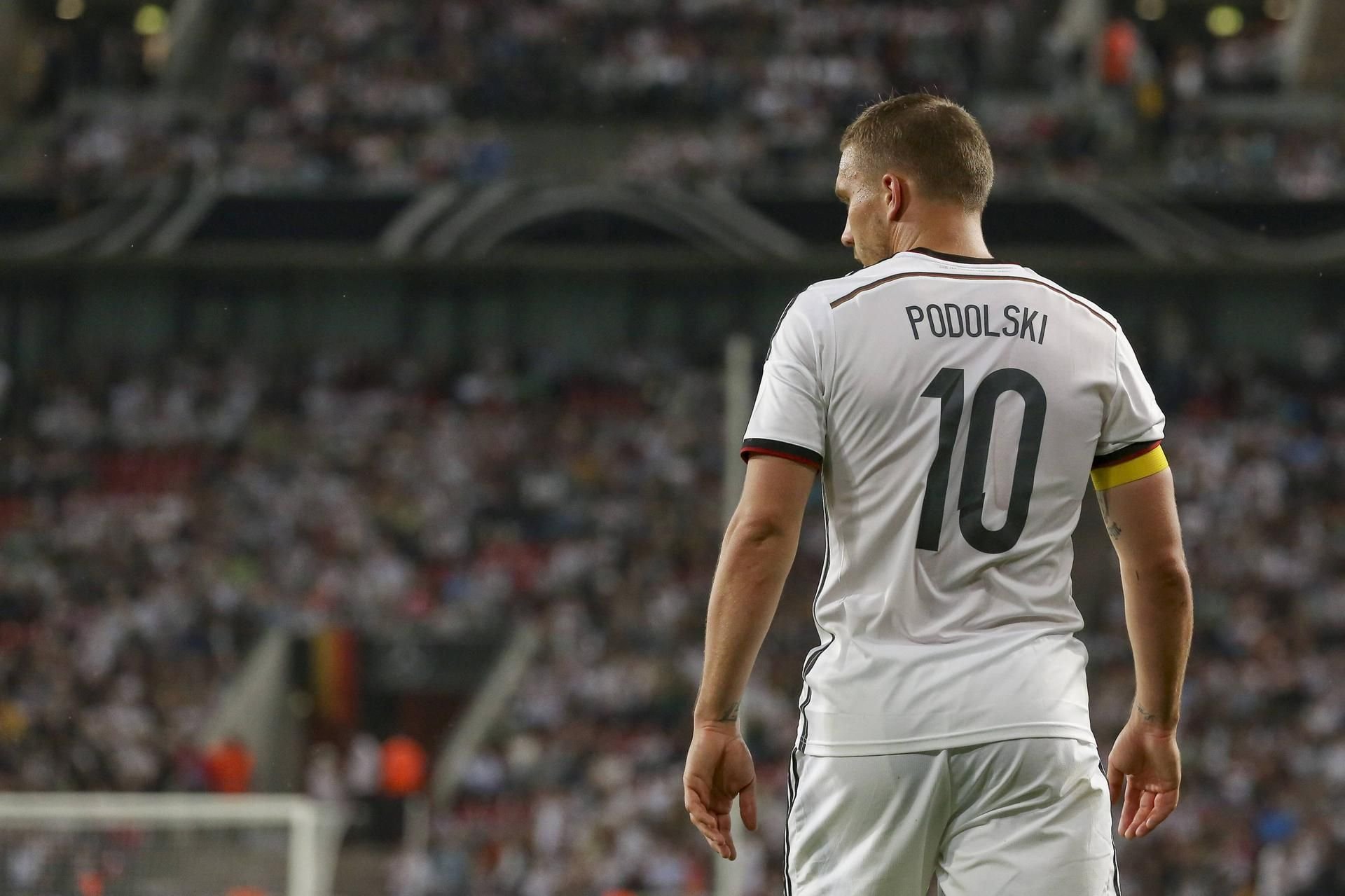 Die Nummer 10: Lukas Podolski.