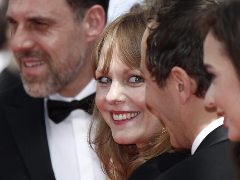 Maren Ade beim Festival in Cannes, wo ihr Film „Toni Erdmann” Weltpremiere feierte. Foto: Guillaume Horcajuelo