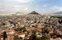 Blick über Athen, Austragungsstätte der Olympischen Spiele 2004. (Foto: dpa)