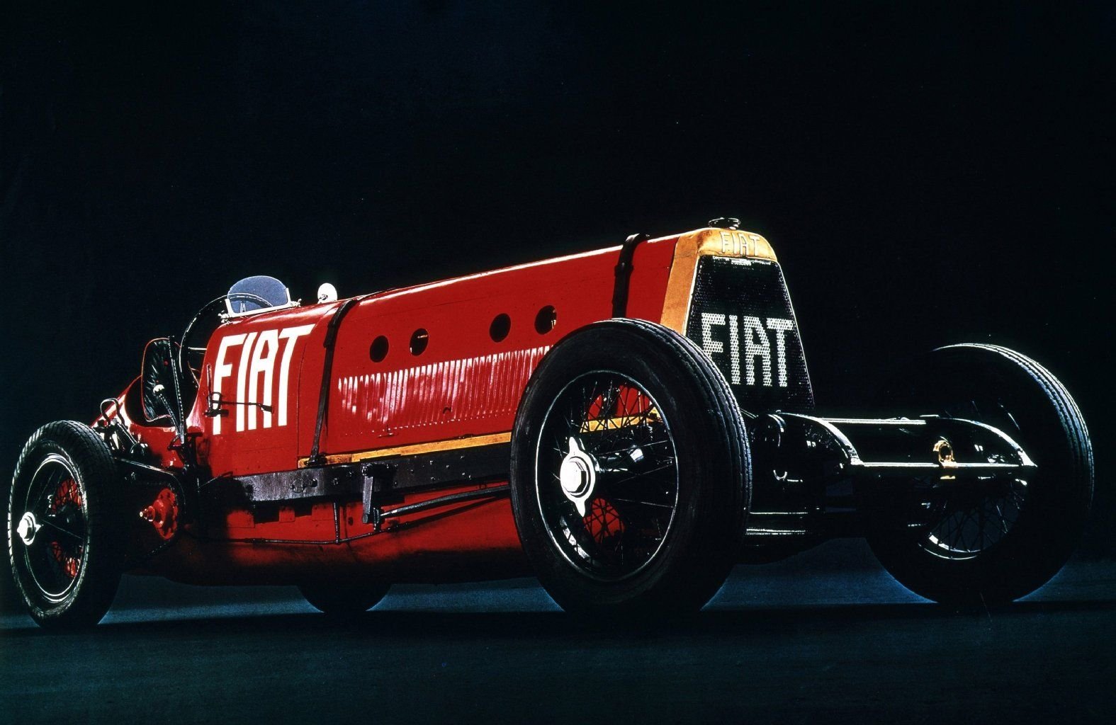 Heute ein Schaustück: Im Fiat Mefistofele stellte Ernest Eldridge 1924 mit 234,98 km/h einen Tempoweltrekord auf – und fuhr dabei als letzter Rekordpilot auf öffentlichen Straßen.