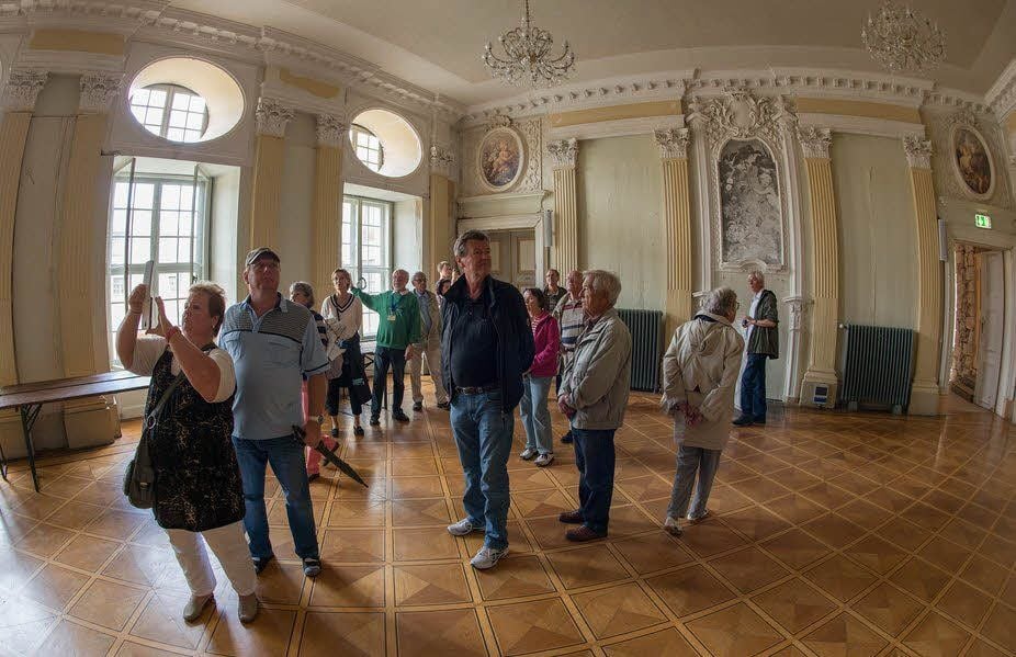 Der Graue Saal gehört zu den derzeit beeindruckendsten Räumen im Großen Schloss Blankenburg.