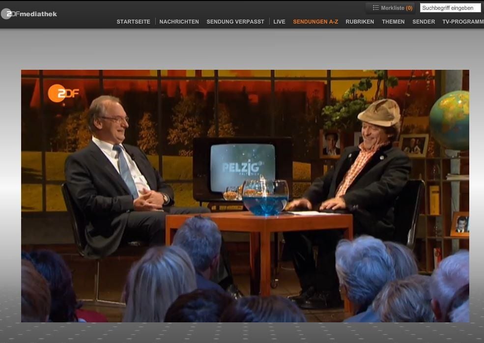 Reiner Haseloff zu Gast in der ZDF-Satire-Sendung "Pelzig hält sich".