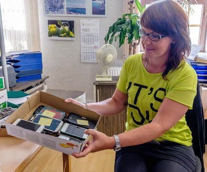 Viele Smartphones sind beim Melt! liegengeblieben.