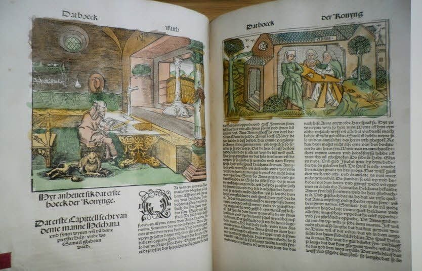 Blick in die Halberstädter Bibel.