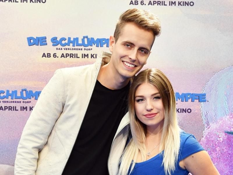 Youtuberin Bianca „Bibi” Heinicke und ihr Freund Julian Claßen 2017 in Berlin. Foto: Jens Kalaene
