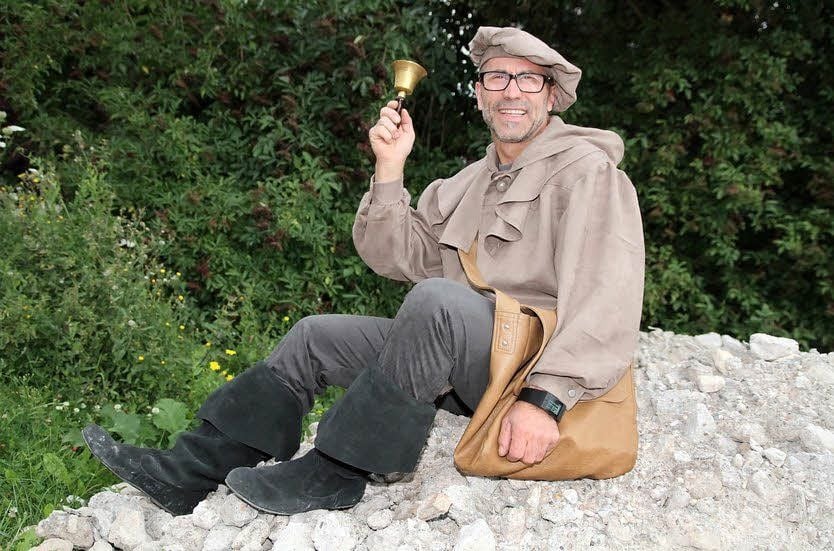 Das Kobermännchen alias Steffen Rüdiger lädt am Wochenende nach Sangerhausen ein.
