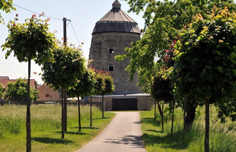 Blick auf die Mühle Rippicha