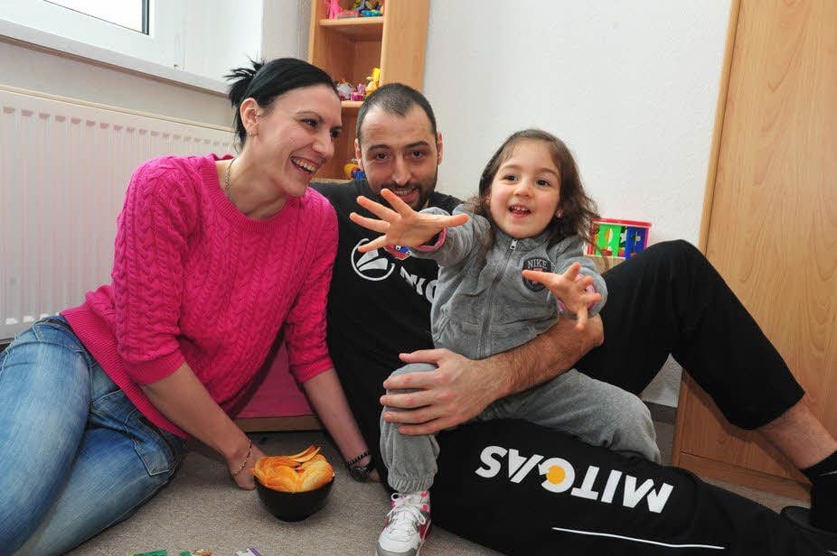 Djordje Pantelic lebt mit Frau und Tochter in Weißenfels.