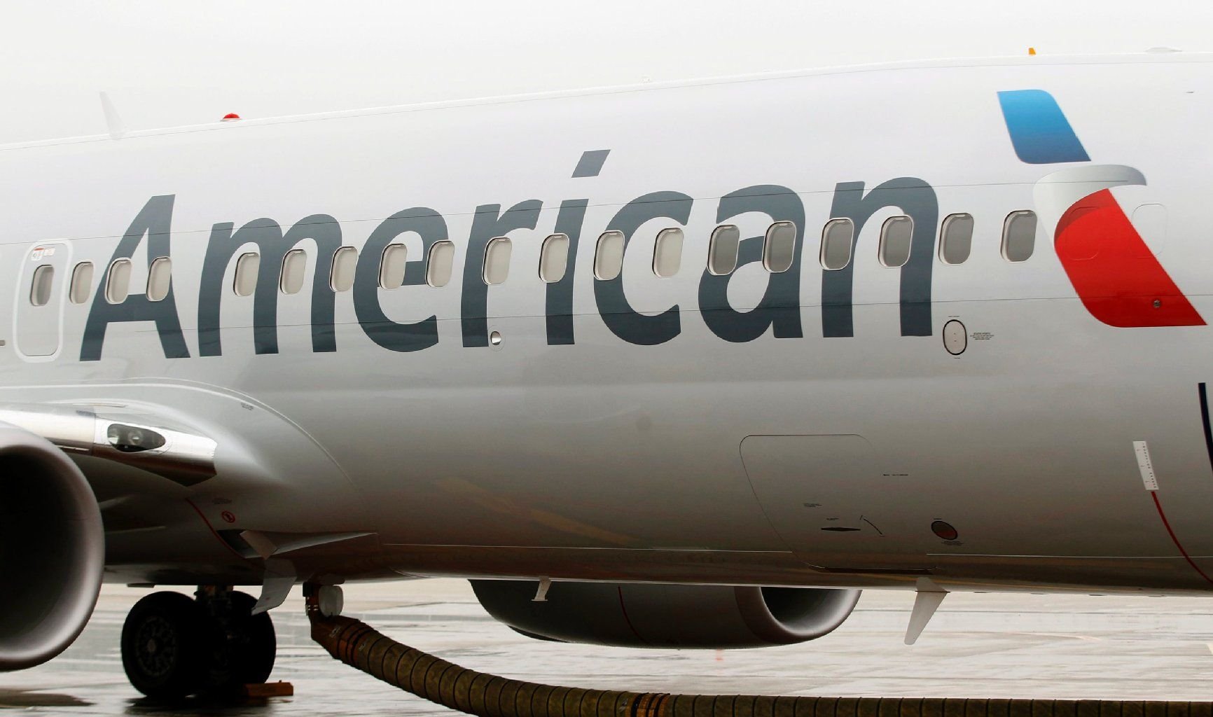 Ein Flugzeug der American Airline
