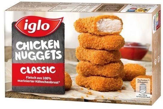 Iglo ruft seine Chicken Nuggets zurück.