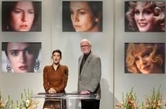Frank Pierson (r) and Schauspilerin Marisa Tomei bei der Nominierung(Foto: dpa)