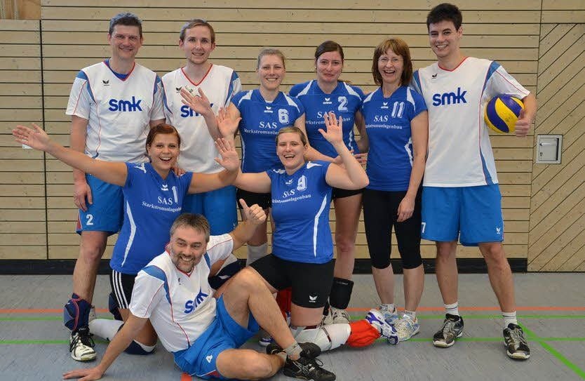 Das Bergaer Team ist eine eingeschworene Truppe.