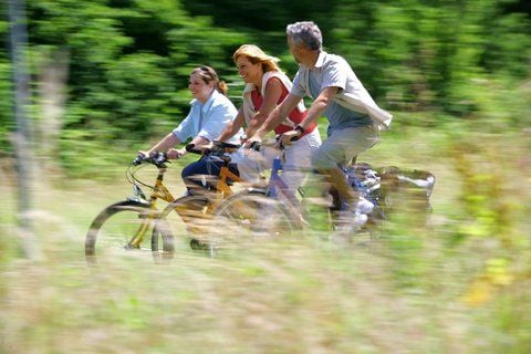 Radfahren genießt einen besonders guten Ruf. Es schont Gelenke, ist gut für das Herz und die Figur. Wenn die Einstellung von Rad und Fahrer stimmt. (FOTO: DPA)