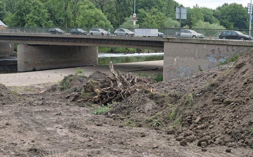 An dieser Stelle soll bis Oktober die Behelfsbrücke stehen.