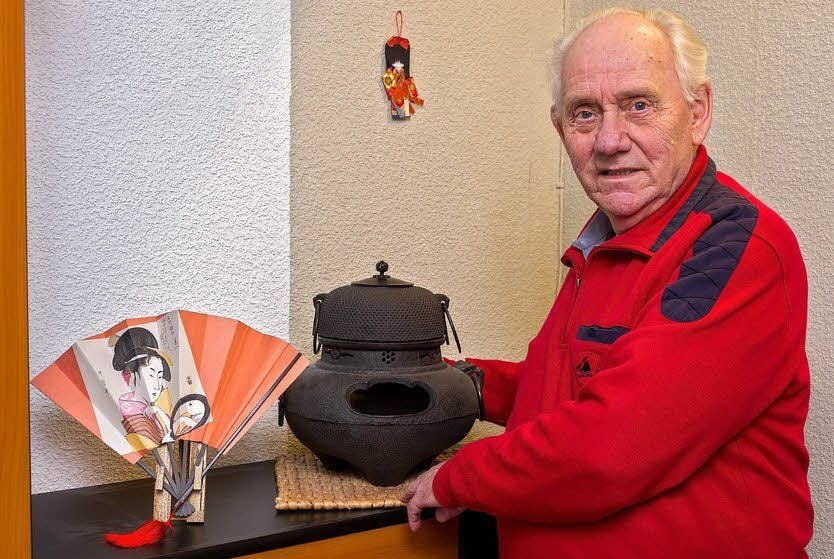 In der Wohnung von Gero Seifert finden sich japanische Requisiten.