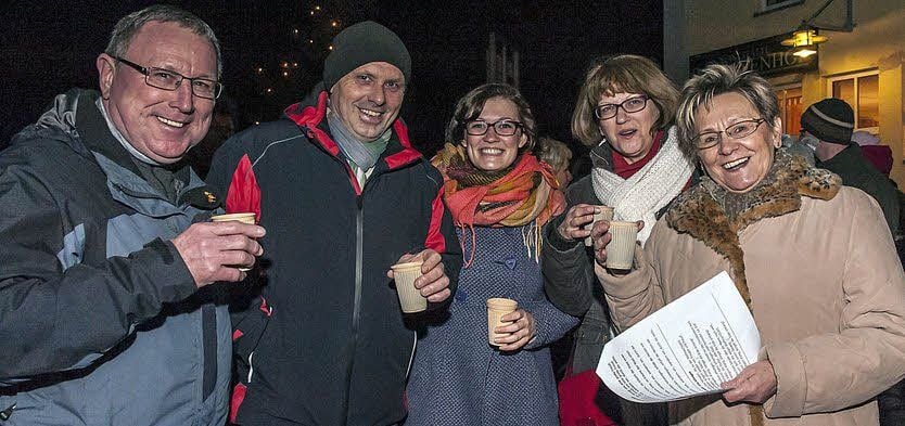 Gute Stimmung beim Singen in Zschornewitz