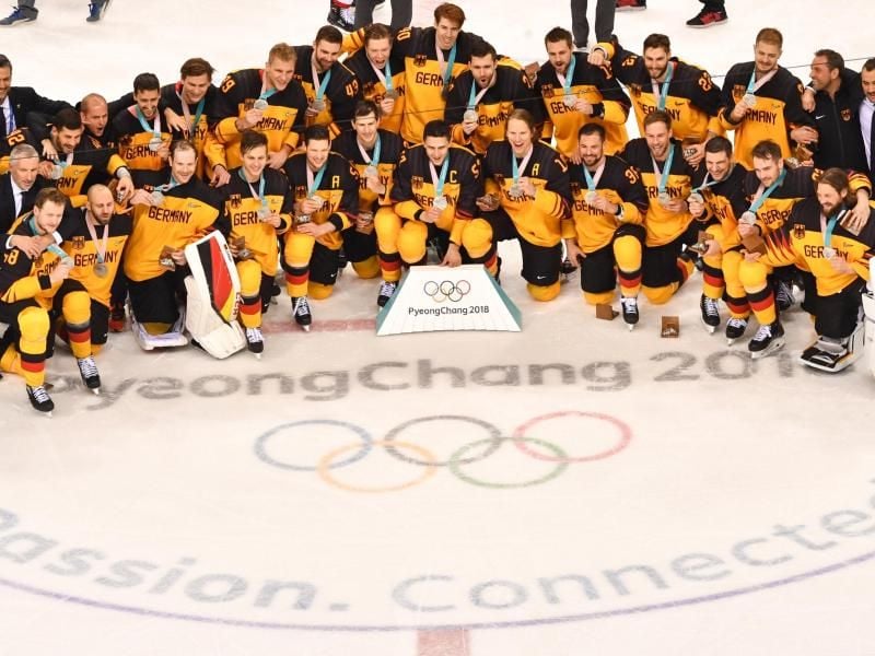 Die deutsche Eishockey-Nationalmannschaft ist einer der großen Gewinner des Olympia-Winters. Foto: Peter Kneffel