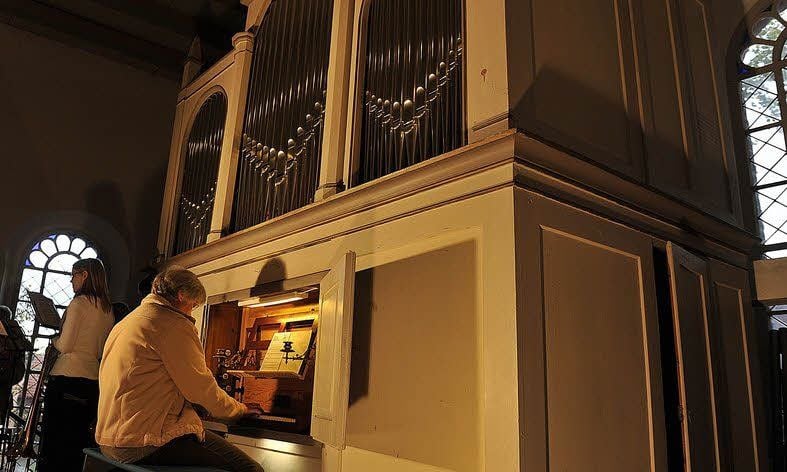 Spielte zur Orgelweihe: Kantorin Heike Mross-Lamberti