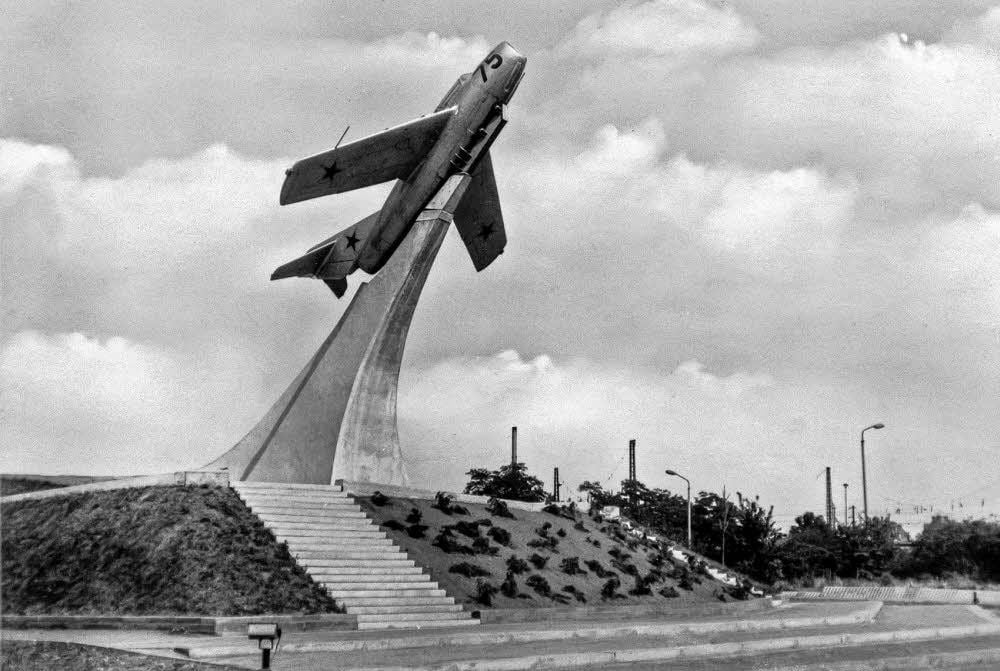Das Monument stand 25 Jahre lang in Merseburg.