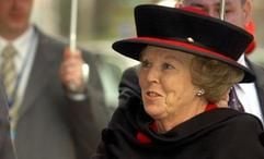 Die niederländische Königin Beatrix bei einem Besuch in Frankfurt am Main. (Archivfoto: dpa)
