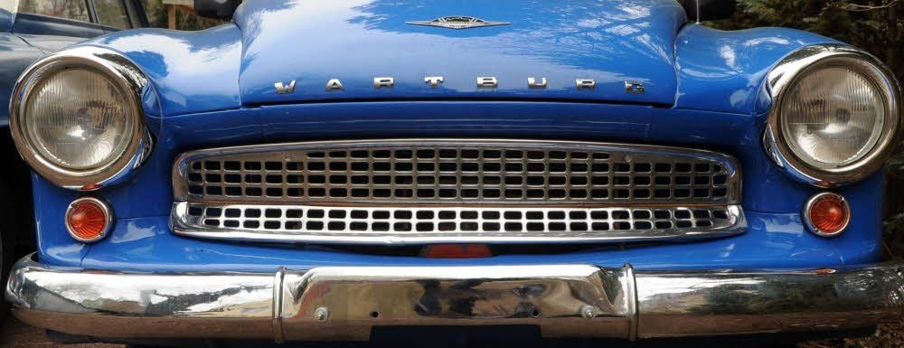 Ein Traum aus Chrom: Der Kühlergrill des Wartburg 311 glänzt heute nur noch bei Oldtimer-Fans. 1965 wurde dieses Modell durch den Wartburg 312 abgelöst.