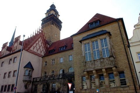 Das Rathaus in Zeitz