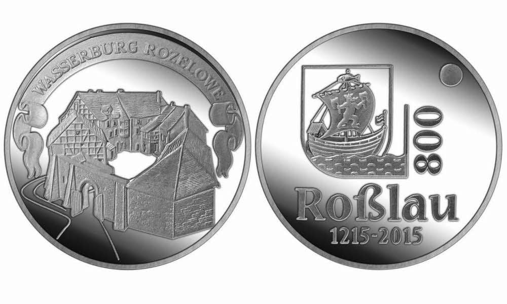 Sonderprägung „800 Jahre Roßlau“