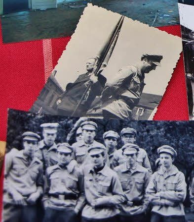 Fotos aus damaligen Zeiten bereicherten das Klassentreffen.