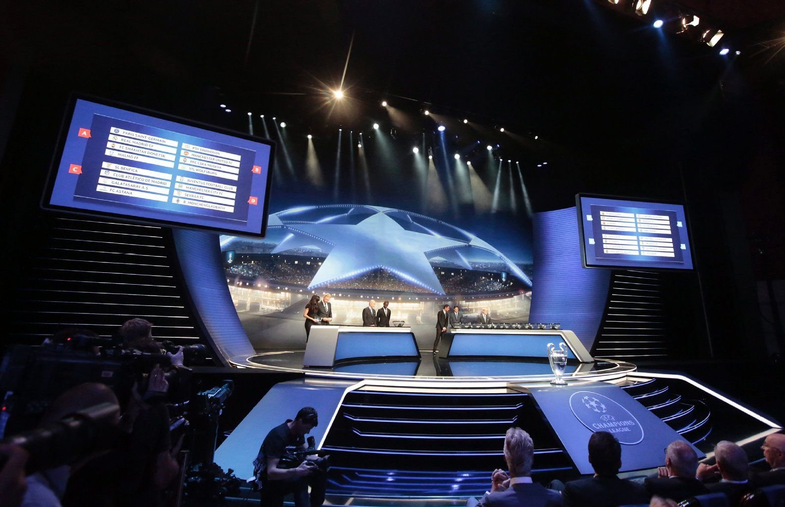 In Monte Carlo ging die Auslosung der Champions League über die Bühen.