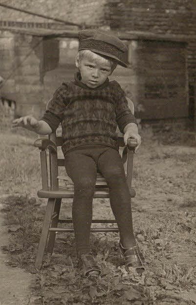 Der vierjährige Moritz, aufgenommen im Jahr 1968