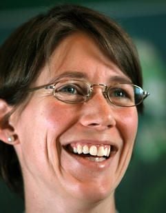 Bettina Gräfin Bernadotte, Geschäftsführerin der Mainau GmbH, während einer Pressekonferenz im Schloss auf der Mainau. (Foto: dpa)