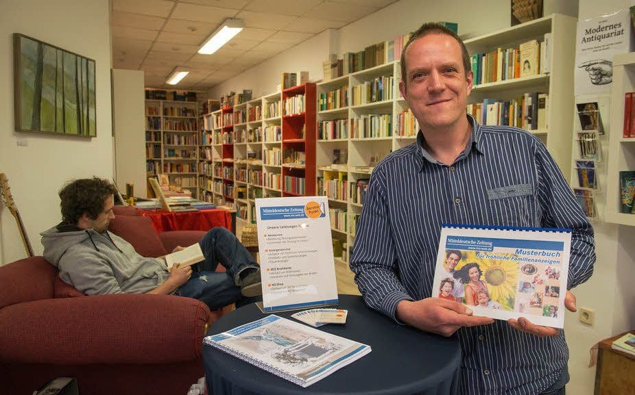 Ab sofort übernimmt Christian Fischer, Inhaber der Büchercouch am Kornmarkt, den Service der MZ.