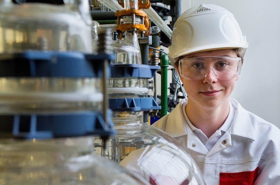 David Gretscher ist einer von 134 neuen Auszubildenden im Ausbildungsverbund Olefinpartner. Er wird Chemielaborant bei Südzucker in Zeitz.