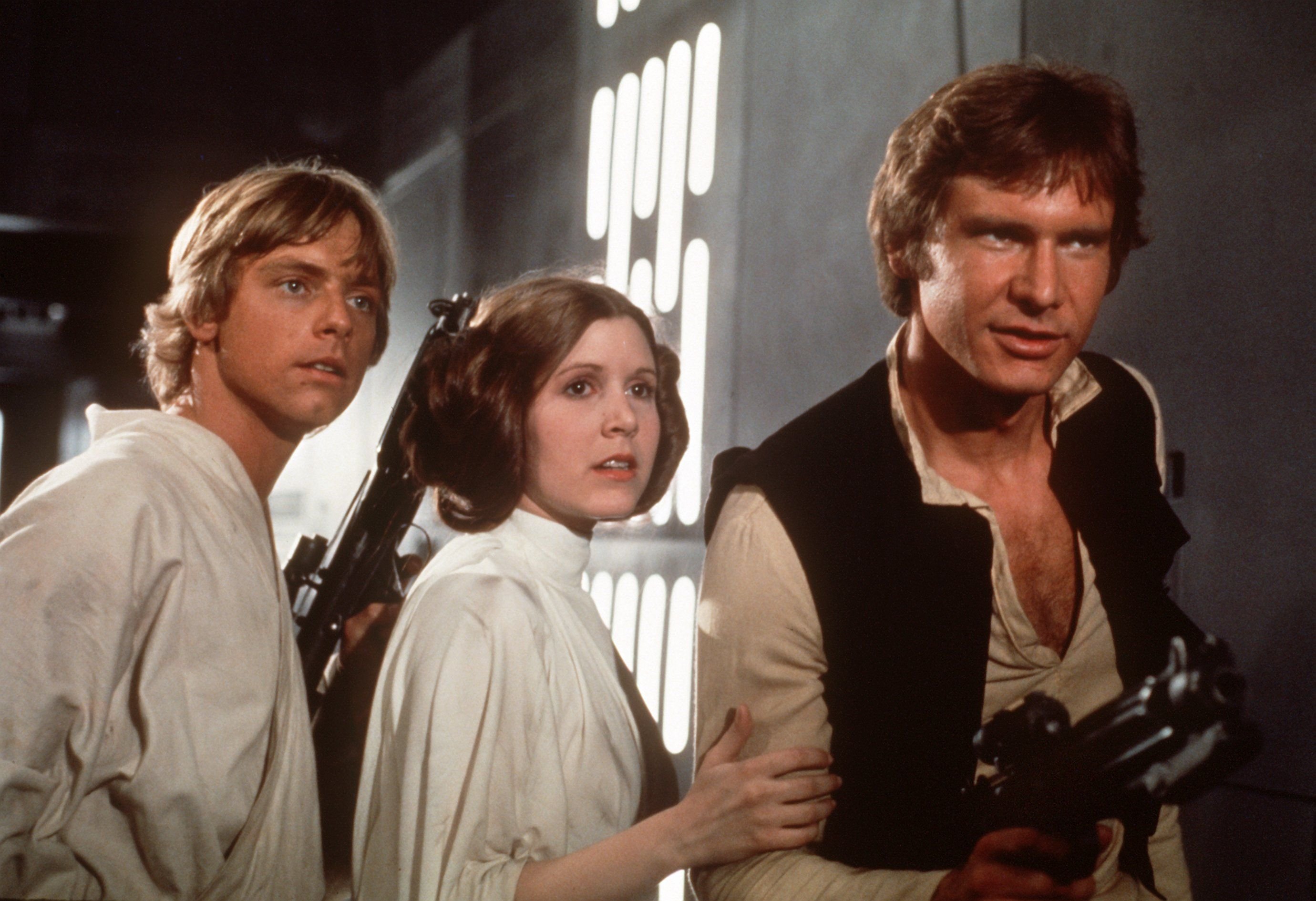 Prinzessin Leia und Han Solo
