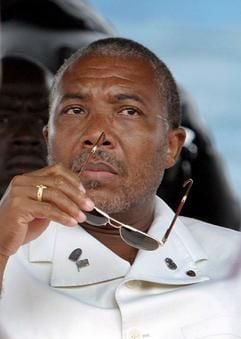 Foto vom 26. Juli 2003: Der Prozess gegen den ehemaligen Präsidenten von Liberia, Charles Taylor wegen des Einsatzes von Kindersoldaten und anderer Kriegsverbrechen ist in eine Sackgasse geraten. (Foto: dpa)