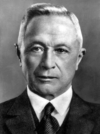 Der am 3. Februar 1859 in Rheydt geborene und am 3. Februar 1935 in Gauting verstorbene deutsche Luftfahrtpionier und Flugzeugkonstrukteur Hugo Junkers. (FOTO: DPA)