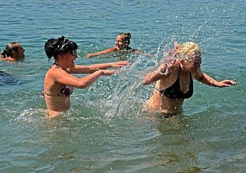 Sommer im Salzlandkreis: Großer Ansturm war auch am Froser Restloch angesagt, welches diesem Sommer das erste offiziell geöffnet hat.