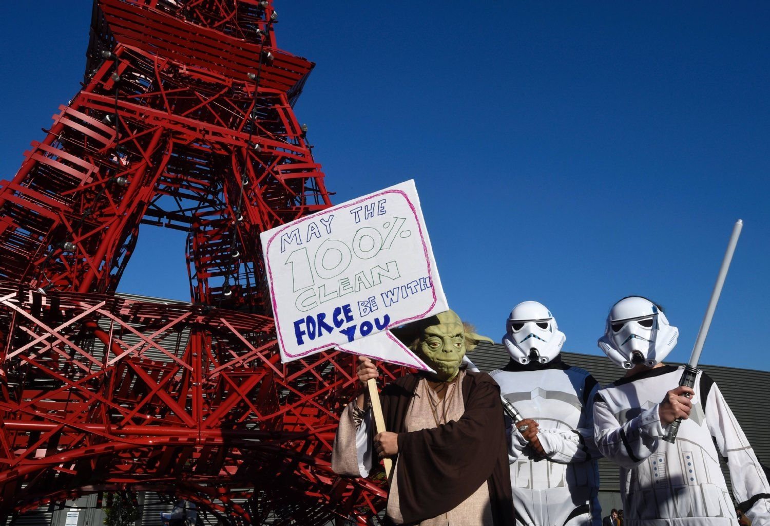 Demonstranten in Paris.