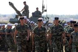 Französische Legionäre nahe Skopje