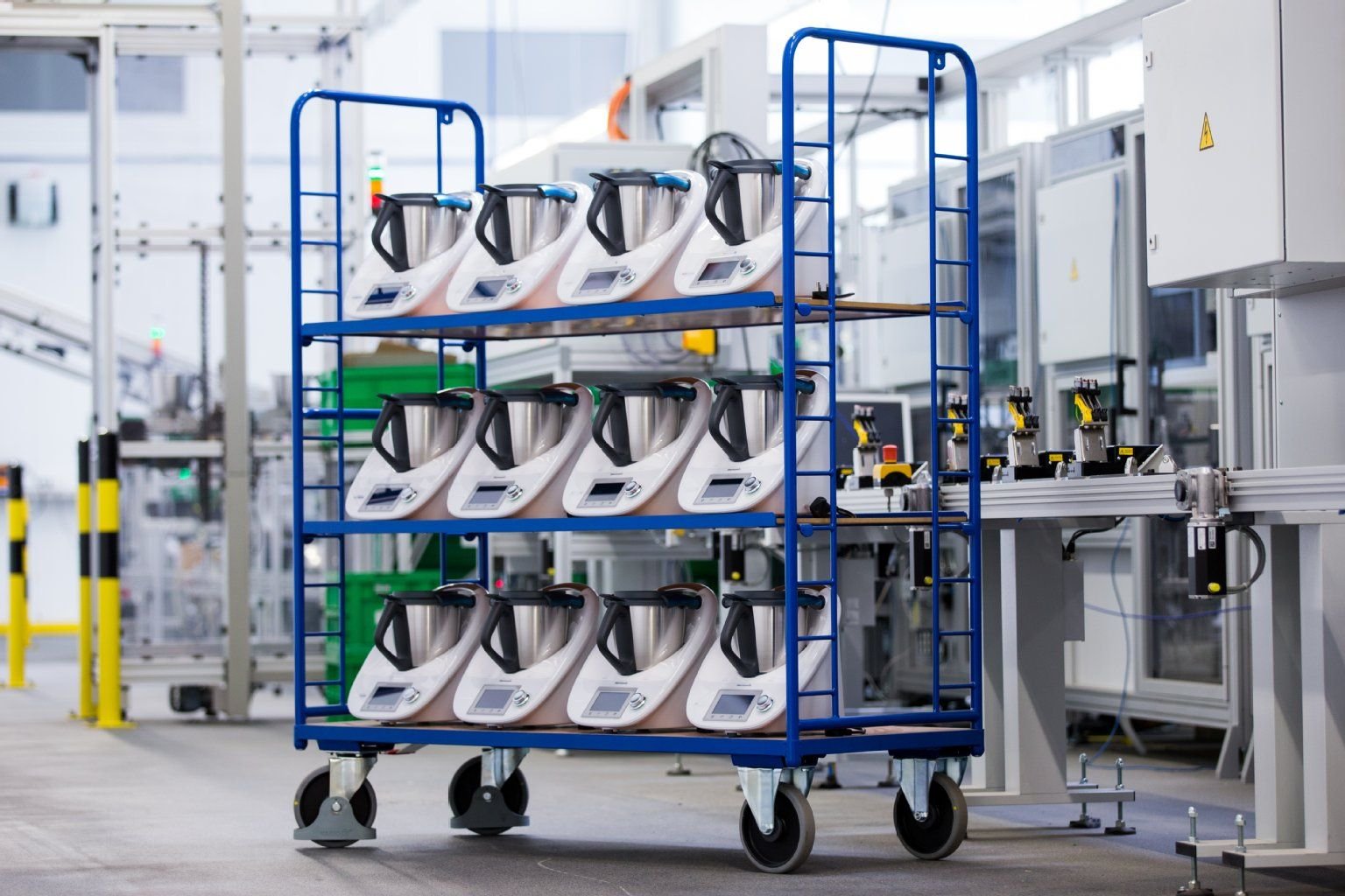 Blick in die Produktion des Thermomix im Vorwerk in Wuppertal.