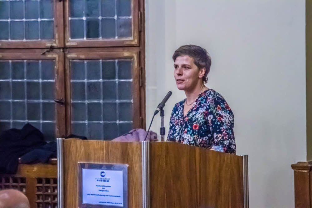 Lydia Grauss lehrt in Griebo Deutsch.