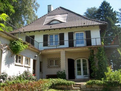 Ansicht des Otto-Dix-Hauses in Gaienhofen - Hemmenhofen am Bodensee (Kreis Konstanz/ Höri). Der Untergang des Atelier- und Wohnhauses von Otto Dix (1891-1969) am Bodensee ist abgewendet. (FOTO: DPA)