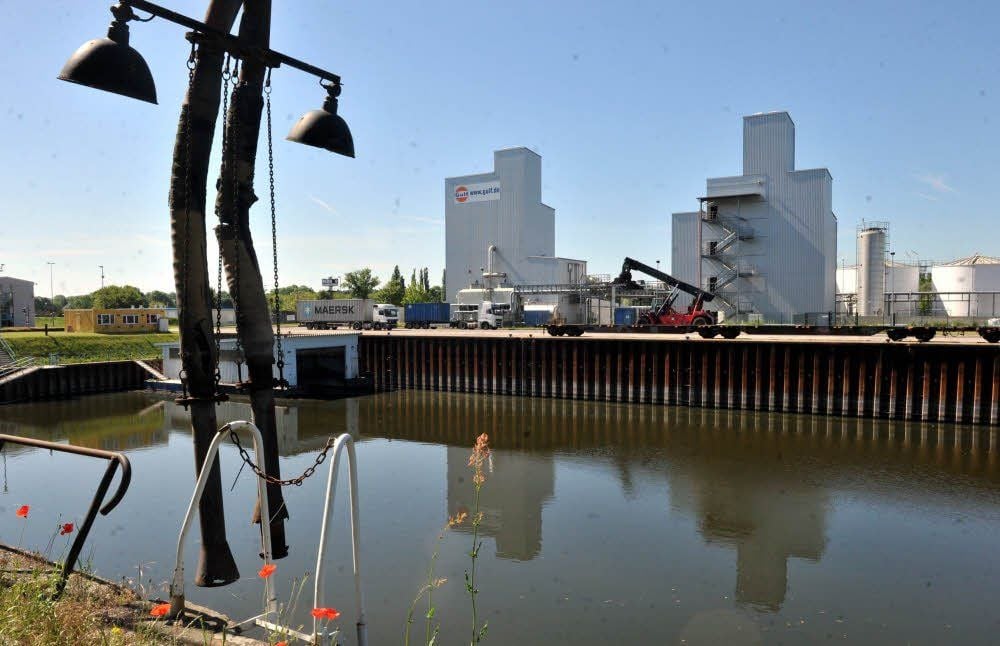 Halles Hafen: Von regem Schiffsverkehr ist bisher keine Spur.