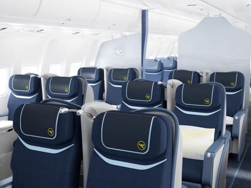 Die bisherige Comfort Class des Ferienfliegers Condor heißt bald Business Class und bekommt bequemere Sitze.